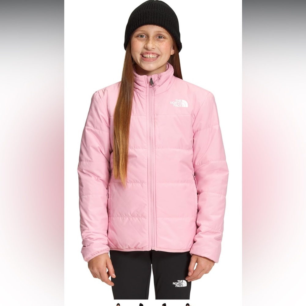 Girls' Reversible Mossbud Swirl Jacket - TNF